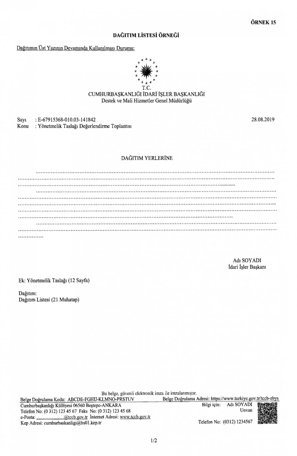 Resmi Yazışma Resmi Gazetede Yayınlandı