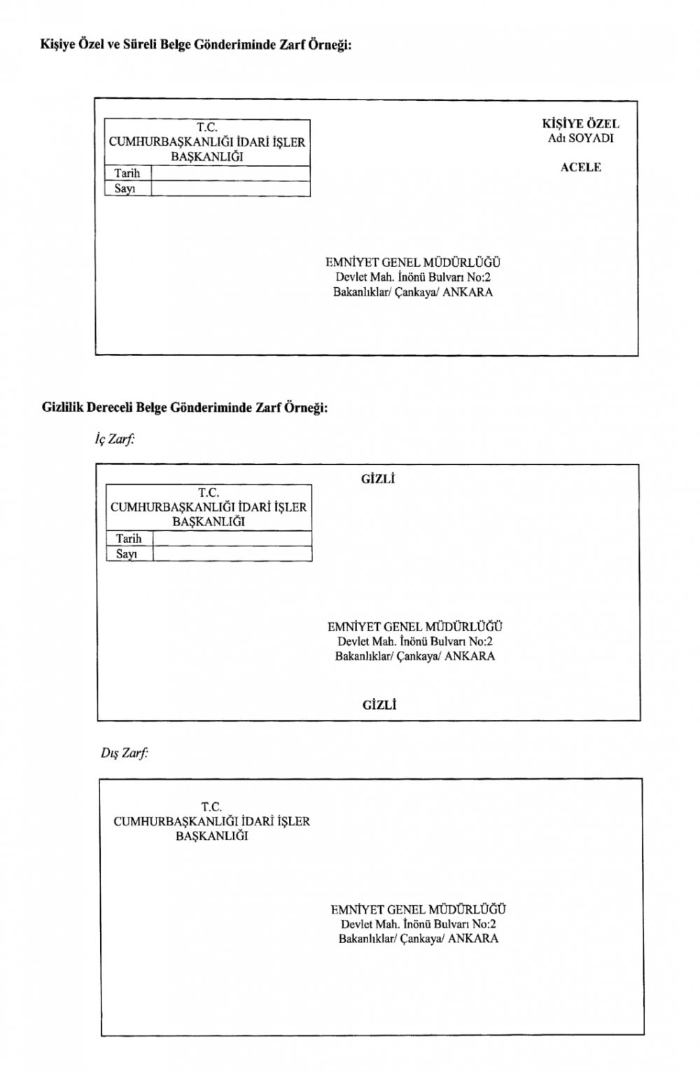 Resmi Yazışma Resmi Gazetede Yayınlandı