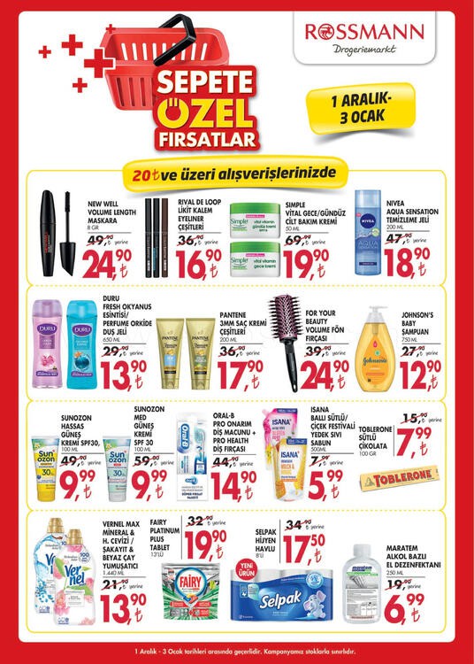 1 Aralık 20203 Ocak 2021 Tarihleri Arasında Geçerli Rossmann Aktüel 1 Aralık 20203 Ocak 2021 Tarihleri Arasında Geçerli Rossmann Aktüel